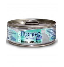 Cat Natural консервы для кошек морепродукты с курицей