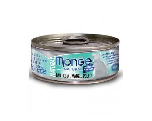 Cat Natural консервы для кошек морепродукты с курицей