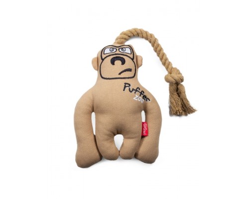PUFFER ZOO Обезьяна с пищалкой игрушка для собак