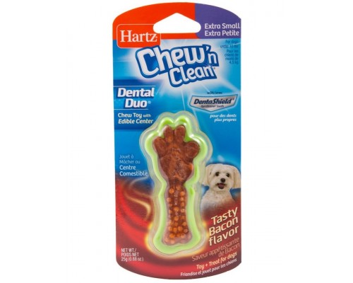 Косточка для очищения зубов маленькая, Tiny Dog Dental Duo (bacon flavored)