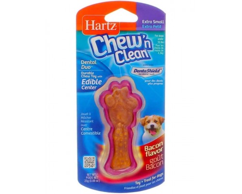 Косточка для очищения зубов маленькая, Tiny Dog Dental Duo (bacon flavored)