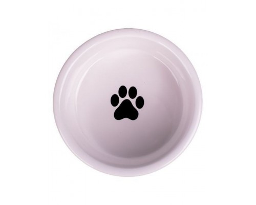 Миска керамическая для собак BLACK DOG белая