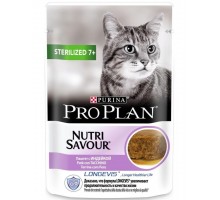 Nutri Savour® паштет с индейкой для стерилизованных кошек и кастрированных котов старше 7 лет