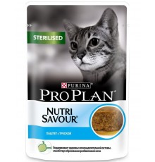 Nutri Savour® для стерилизованных кошек паштет с треской