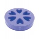 Миска силиконовая 2-х сторонняя для медленного поедания (тёмно-синяя/фиолетовая)
