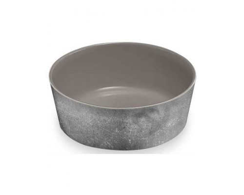 Миска для животных "Gallery Pewter", серый камень