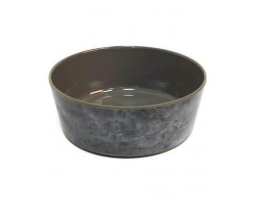 Миска для животных "Gallery Pewter", серый камень