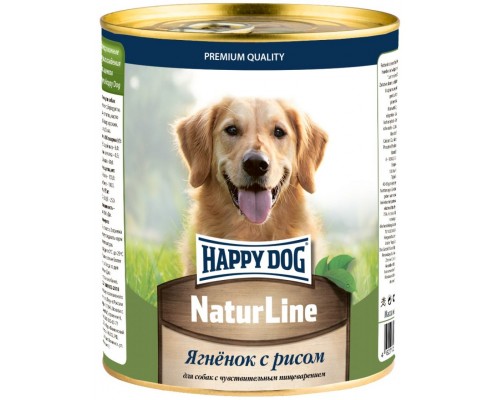 Nature Line для взрослых собак ягненок с рисом