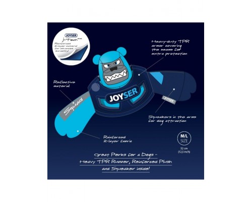 Медведь в броне с пищалкой  Joyser Squad Armored Bear, голубой