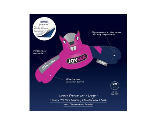 Мини белка с пищалкой Joyser Squad Mini Squirrel, розовая