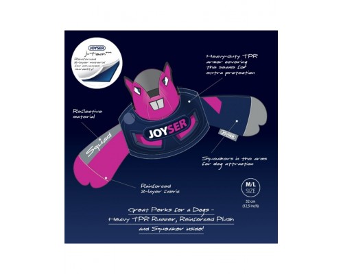 Белка в броне с пищалкой Joyser Squad Armored Squirrel, розовая