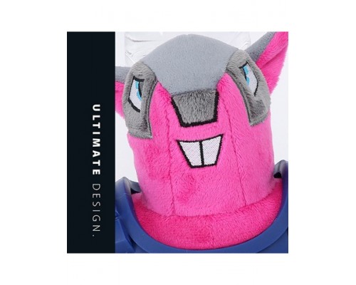 Белка в броне с пищалкой Joyser Squad Armored Squirrel, розовая