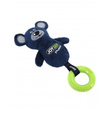 Мишка с резиновым кольцом и пищалкой Joyser Puppy Bear with Ring, синий