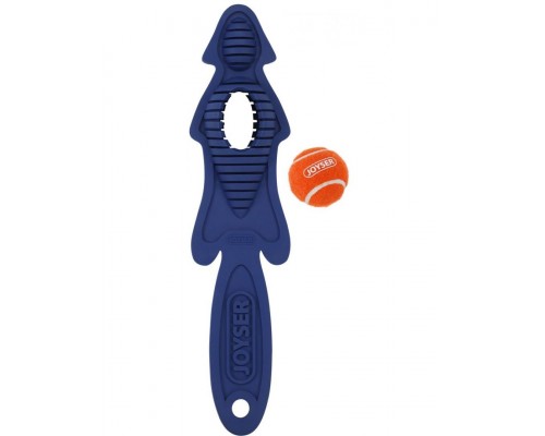 Большая шкура лисы из резины c мячом-пищалкой Slimmy Rubber Skin Fox, синяя