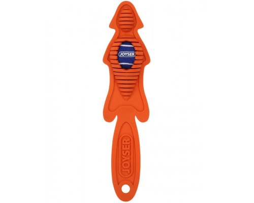 Маленькая шкура лисы из резины c мячом-пищалкой, оранжевая