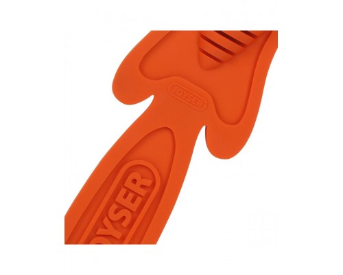 Маленькая шкура лисы из резины c мячом-пищалкой, оранжевая