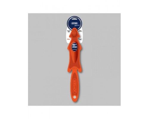 Маленькая шкура лисы из резины c мячом-пищалкой, оранжевая