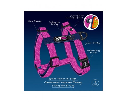 Шлейка Joyser Walk Base Step-in Harness розовая