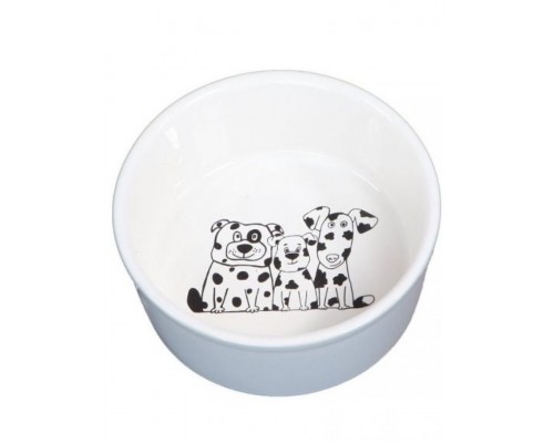 Миска "Собаки Кляксы" керамическая