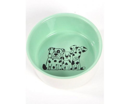 Миска "Собаки Кляксы" керамическая