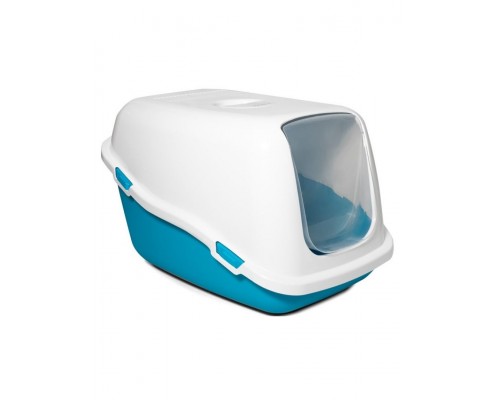 Туалет P920 для кошек закрытый, синий