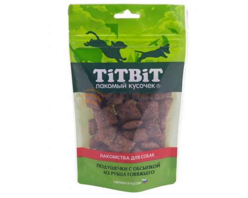 Подушечки с обсыпкой из рубца говяжьего для собак Золотая коллекция