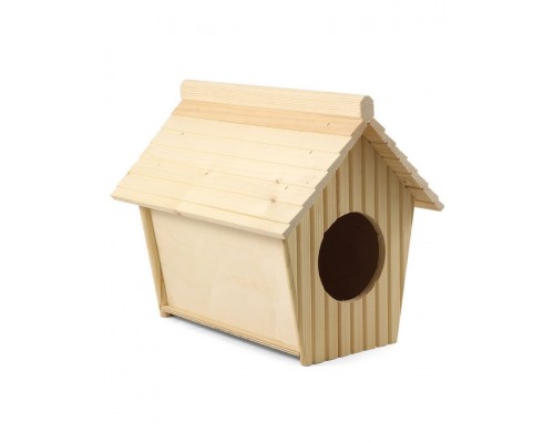 Дом-купалка для шиншилл деревянный