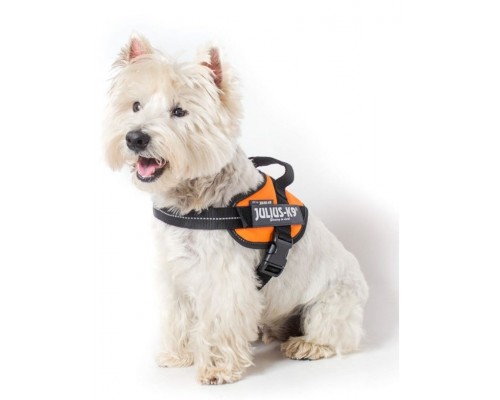 Шлейка для собак IDC-Powerharness джинса-зеленая неон