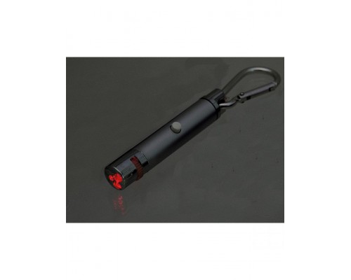 Указка лазерная для игры с кошкой с фонариком (5 световых фигур)