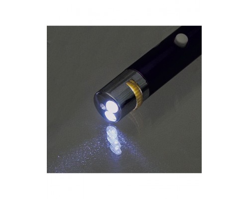 Указка лазерная для игры с кошкой с фонариком (5 световых фигур)