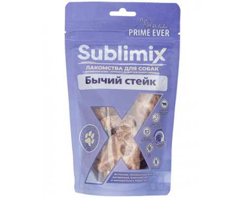Sublimix Бычий стейк лакомство для собак