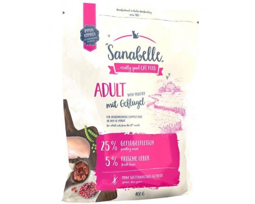 Sanabelle Adult с птицей для взрослых кошек