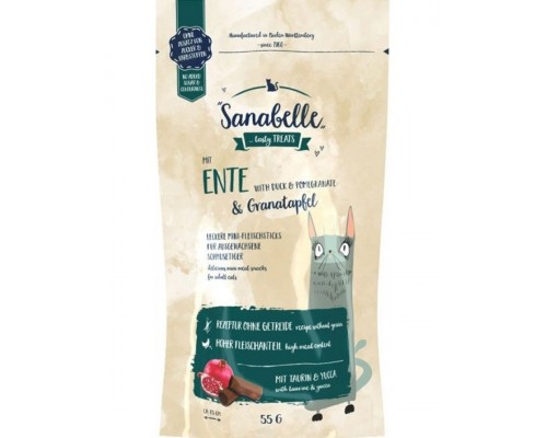 Sanabelle Snack с уткой и гранатом лакомство для кошек