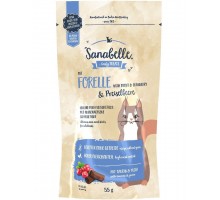 Sanabelle Snack с форелью и клюквой лакомство для кошек