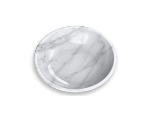 Миска для животных "Carrara Marble", белый мрамор