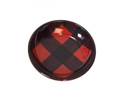 Миска для животных "Check", красная