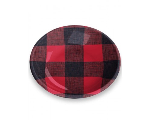 Миска для животных "Check", красная