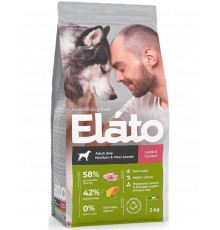 Elato Holistic Adult Dog Medium & Maxi Lamb & Venison  Полнорационный корм для собак средних и крупных пород с ягненком и олениной