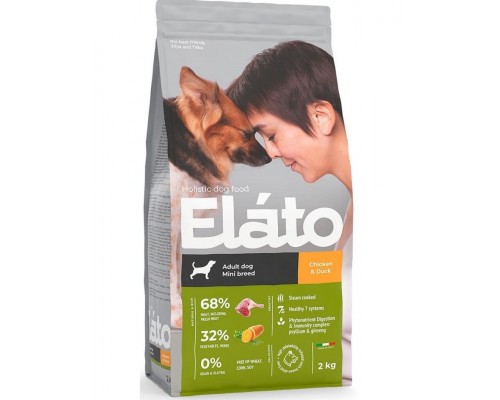 Elato Holistic Adult Dog Mini Chicken & Duck  Полнорационный корм для взрослых собак мелких пород с курицей и уткой