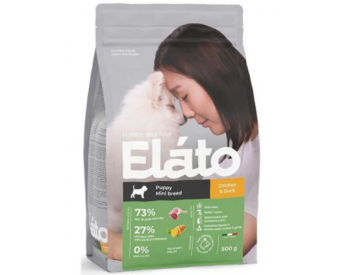 Elato Holistic Puppy Mini Chicken & Duck  Полнорационный корм для щенков мелких пород с курицей и уткой