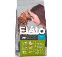 Elato Holistic Adult Cat Ocean Fish / Beautiful & Shiny Cat Hair Полнорационный корм для взрослых кошек с рыбой / для красивой и блестящей шерсти кошек