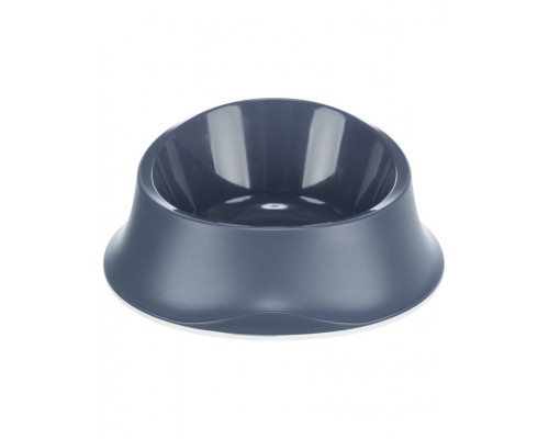 Миска, пластик/резиновая кромка, синий