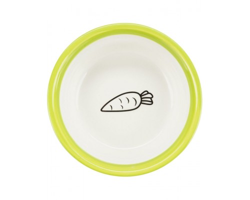 Миска на подставке, керамика/металл