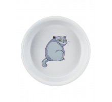 Миска с рисунком "Кот", керамика