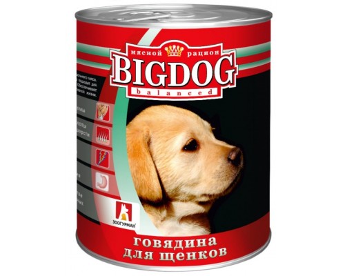 BIGDOG для щенков говядина