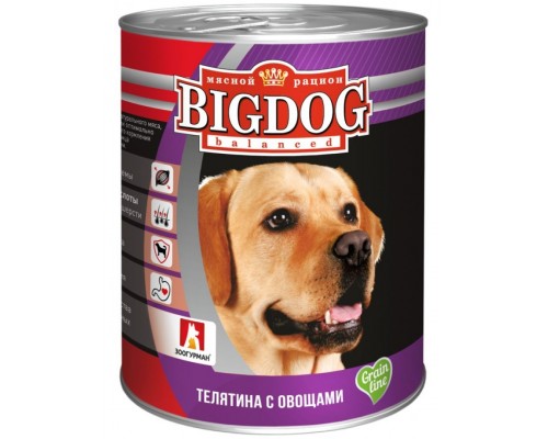BIGDOG телятина с овощами