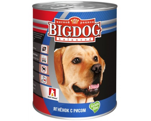 BIGDOG ягненок с рисом