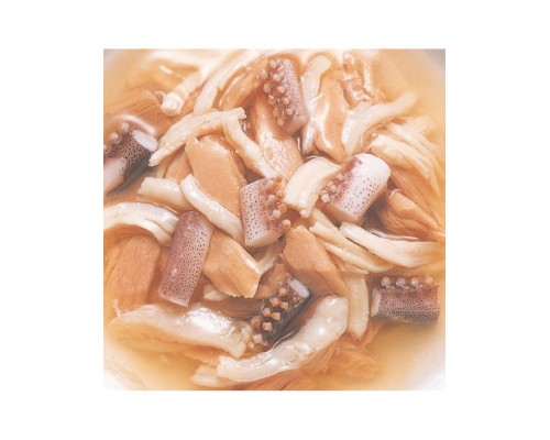 Влажный корм для кошек Inaba Ciao Toromi Куриное филе, тунец магуро и кальмар в бульоне