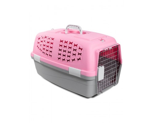 Переноска для животных, розовая