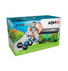 Аквариум AQUA4FAMILY 80 / 112 л, прямой, черный